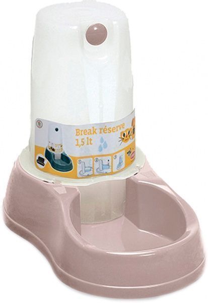 Миска Stefanplast Break reserve Water 1,5л ніжно-рожева