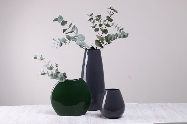 Ваза для квітів Ease антрацит 25x6 см ASA