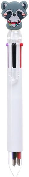 Ручка детская Лесные звери 6 в 1 в ассортименте 