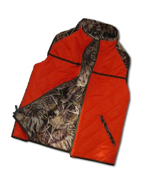 Жилет для рыбалки и охоты 1991 ТМ двусторонний 58/3 34123-09-04-46-9 XXXXL клен