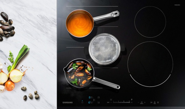 Варочная поверхность Samsung Virtual Flame NZ64R9777GK/W1