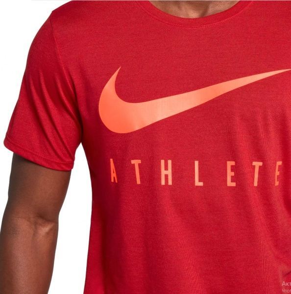 Футболка Nike M NK DRY TEE DB ATHLETE 739420-687 XL червоний