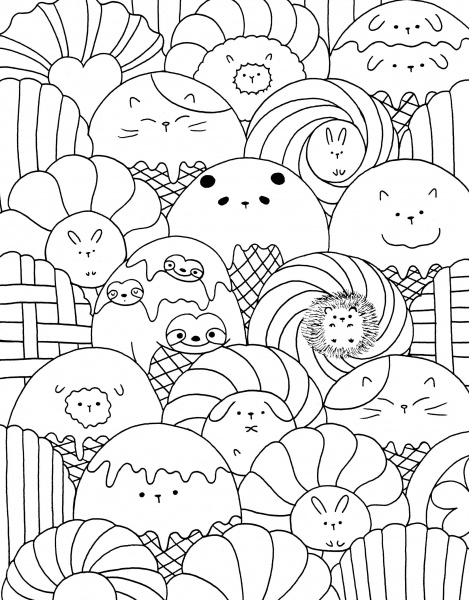 Книга-раскраска Лулу Майо «Майже мільйон гарнюсиків» 978-617-7853-79-3