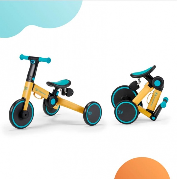 Велосипед детский Kinderkraft 3 в 1 4TRIKE Primrose Yellow желтый KR4TRI00YEL0000 