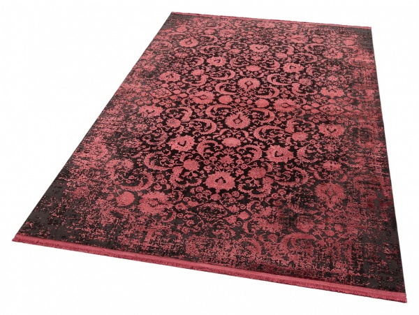 Ковер Ekohali Cordoba DB 02 Antrasit Burgundy 160x230 см 