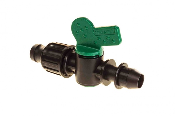 Кран стартовий Irtech із впаяною гумкою для крапельної стрічки i-28(004.6i)