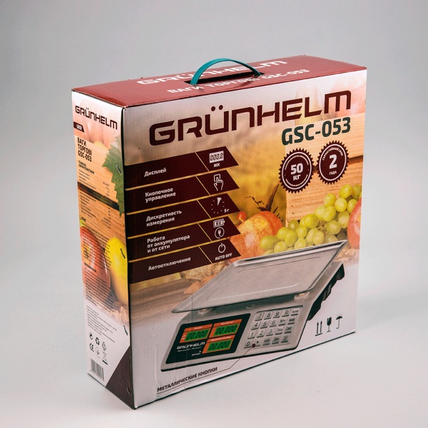 Весы торговые GSC-053 до 50 кг 