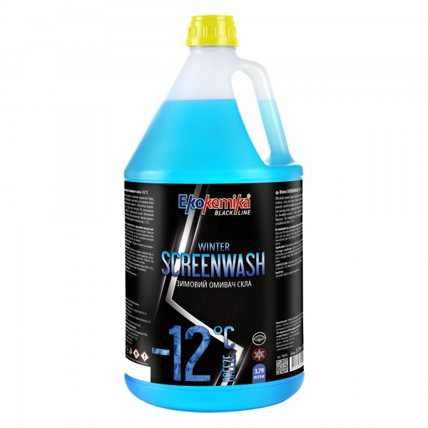 Омыватель стекла Ekokemika Black Line Winter SCREENWASH зима -12°С 3,79л 