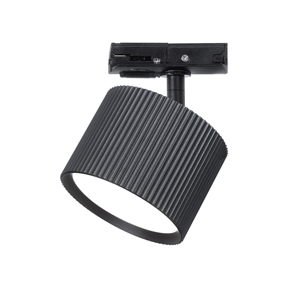 Трековый светильник Maxus Wave Base черный MAX-TW-GX53-BL