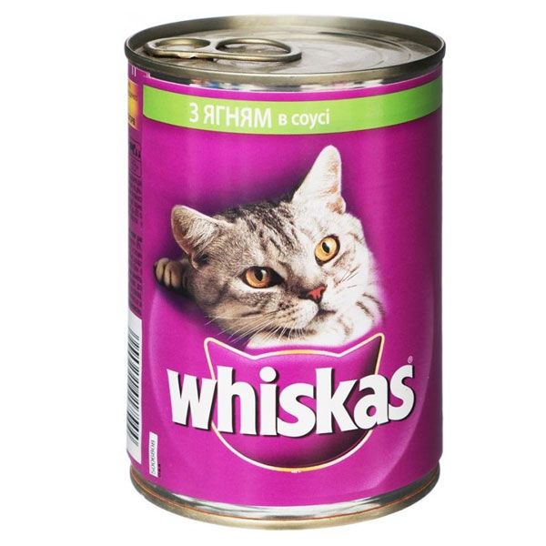 Корм Whiskas з ягням в соусі 400 г