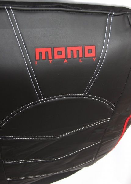 Комплект чехлов на сиденья MOMO SC018BR черный с красным
