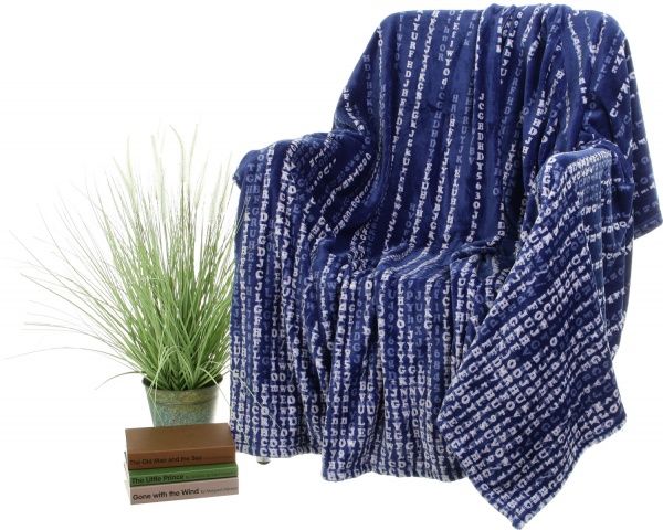 Плед Frannel Code 200x220 см синій La Nuit 