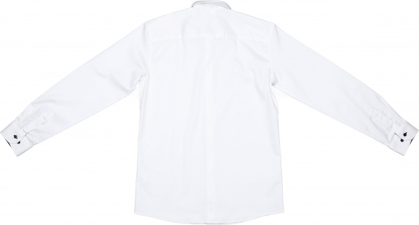 Рубашка р.158 белый с синим 1129/322 