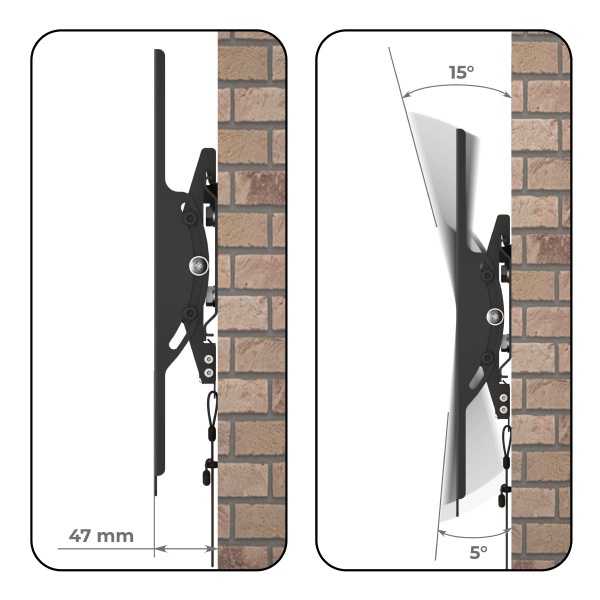 Крепление для телевизора HausMark TWA-33 наклонные 26