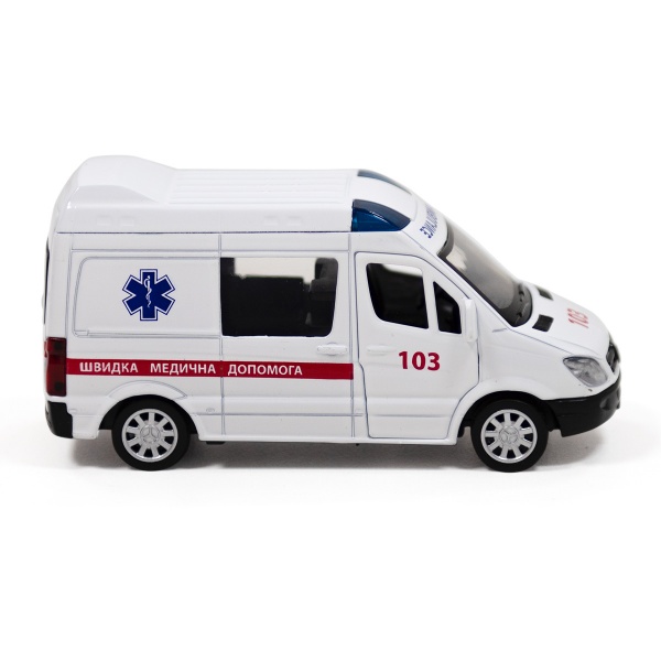 Автомодель TechnoDrive 1:32 Mercedes-Benz Sprinter Скорая помощь 250295