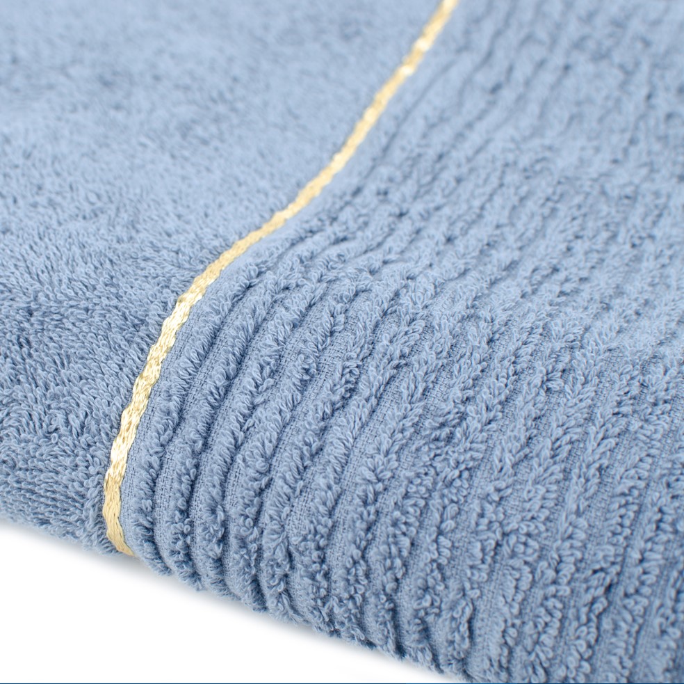 Полотенце махровое GOLD NEW 50x90 см серо-голубой La Nuit