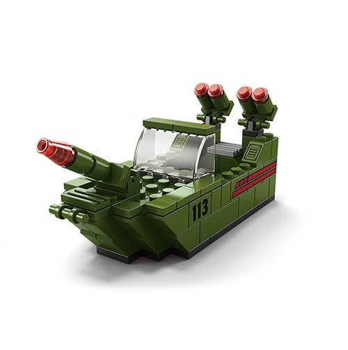 Конструктор SHANTOU YISHENG Бронемашина 1000 деталей K8857-4