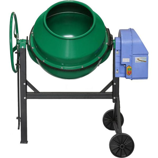 Бетономешалка Вектор-08 БРС-130 л чугунный венец (с удлиненной горловиной)