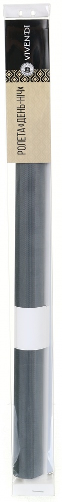 Ролета день-ночь Vivendi B135 серая 39x160 см