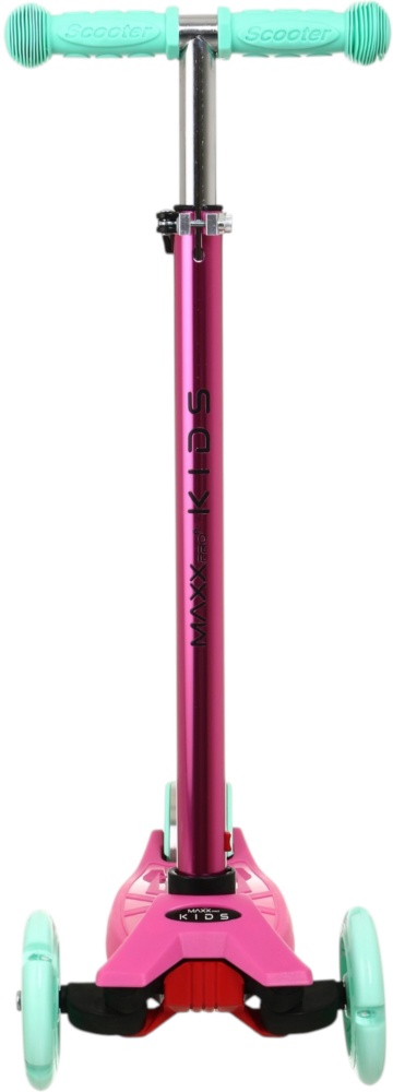 Самокат MaxxPro kids рожевий LS306/maxi/ pink green