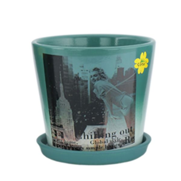 Горщик квітковий Континент JJ10830-S 11х11х10 см