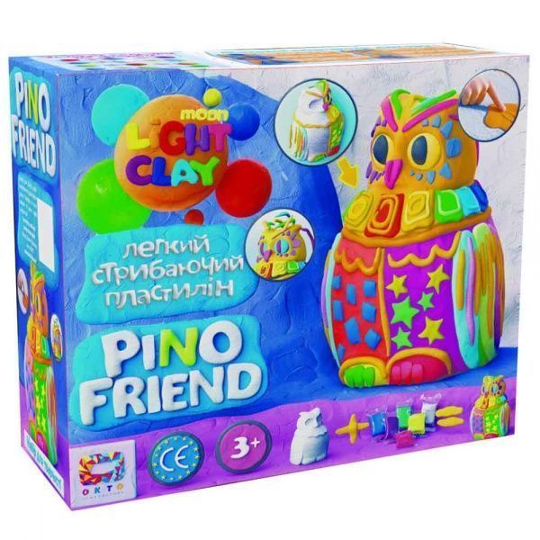 Пластилін OKTO легкий стрибаючій Pino Friend Пуфф 70034
