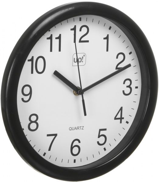 Часы настенные черные Free 27 см UP! (Underprice)