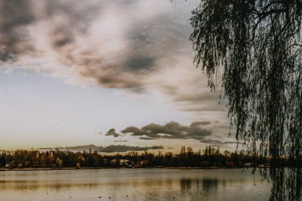 Картина Озеро 125x50 см Styler GL-01492 