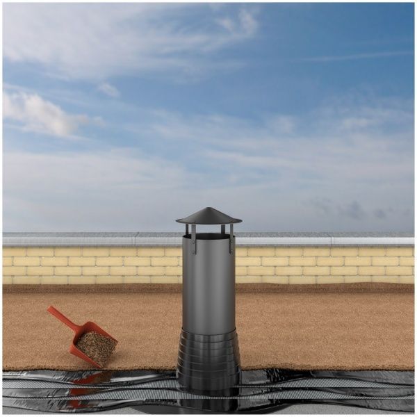 Мастика бітумно-гумова TECHNONICOL Aquamast для покрівлі 10 л