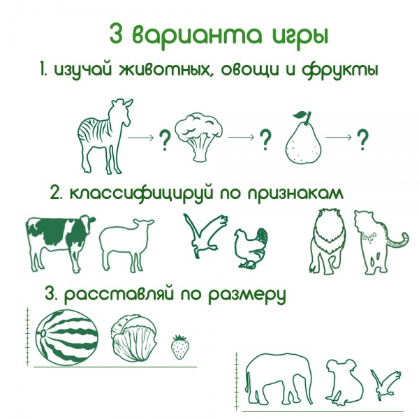 Набір магнітів Magdum Дитячий світ ML 4031-61 EN