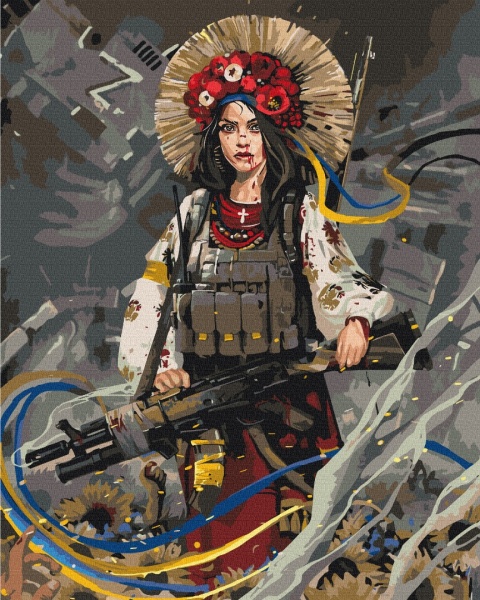 Картина за номерами На захисті свободи ©Станіслав Лунін PBS53113 40х50 см Brushme 