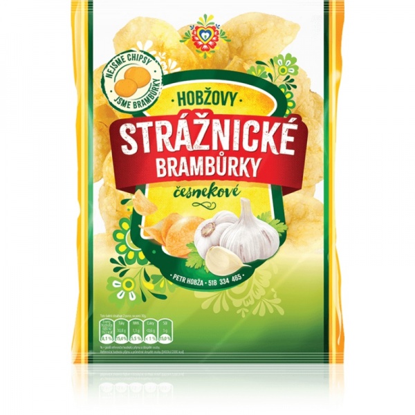 Чипси Straznicke з часником 300 г