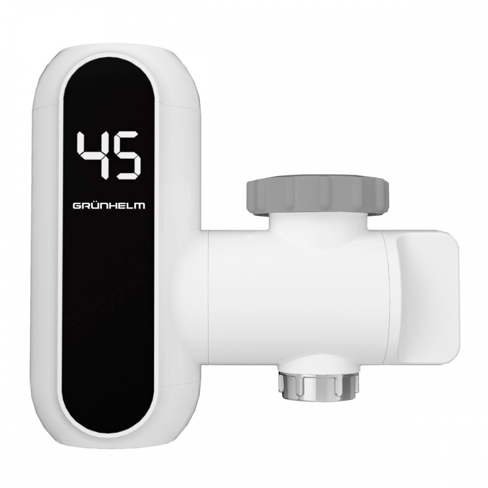 Електроводонагрівач проточний Grunhelm EWH-1X-3QC-LED