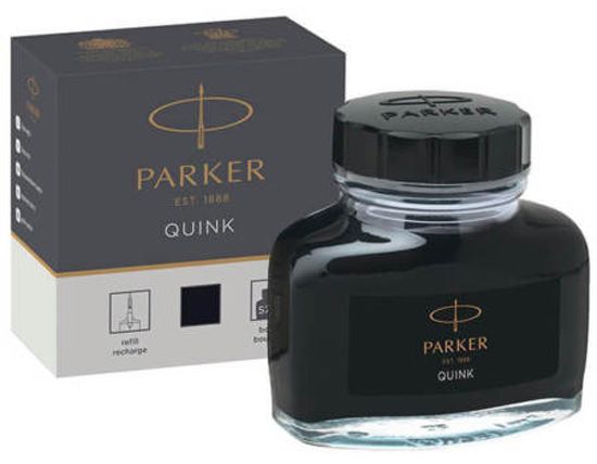 Чорнило Quink чорне 11 010BK Parker 