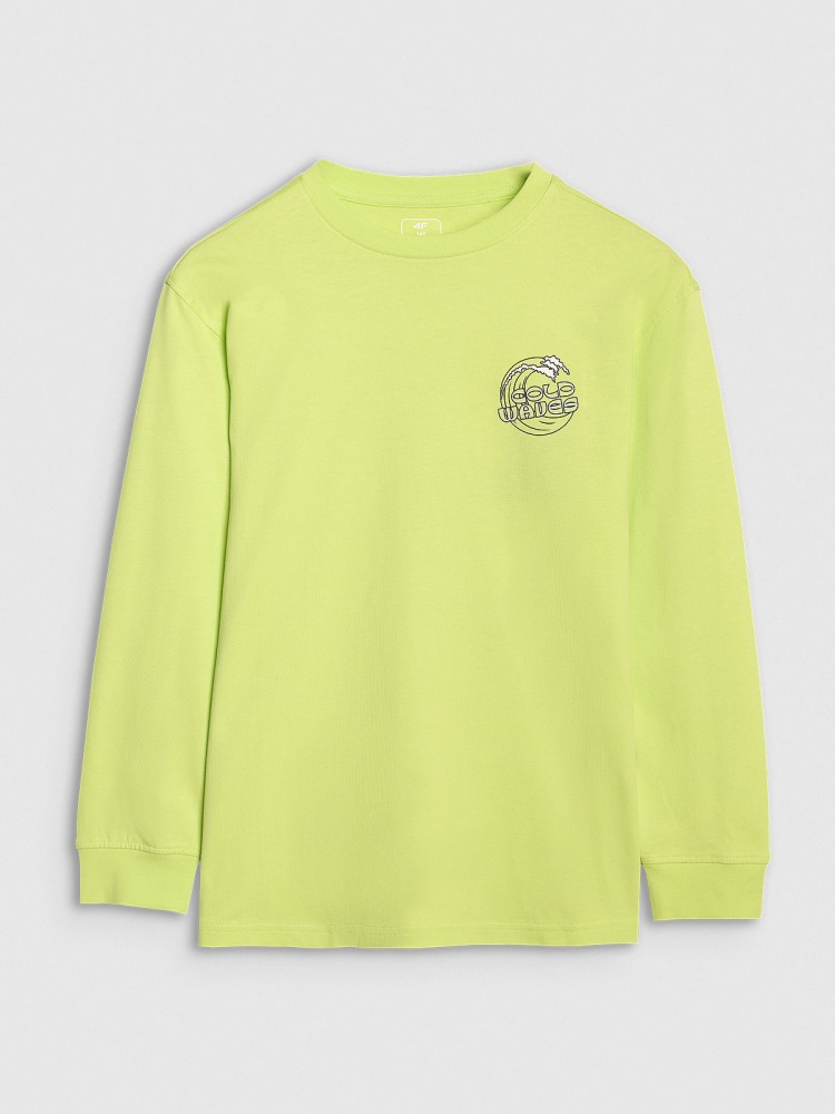 Лонгслив 4F LONGSLEEVE M435 4FJWSS25TLONM435-45S р.128 желтый