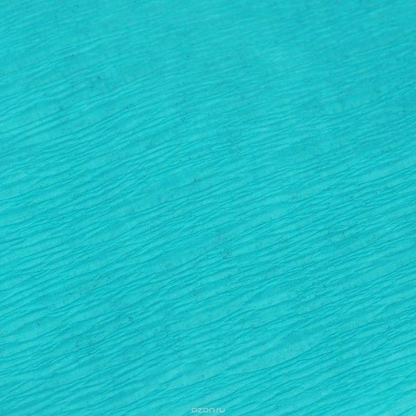 Папір креповий бірюзовий 50*200см