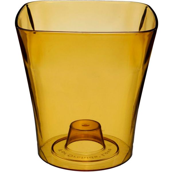 Горшок для орхидеи Симкерамика 17 см бронза