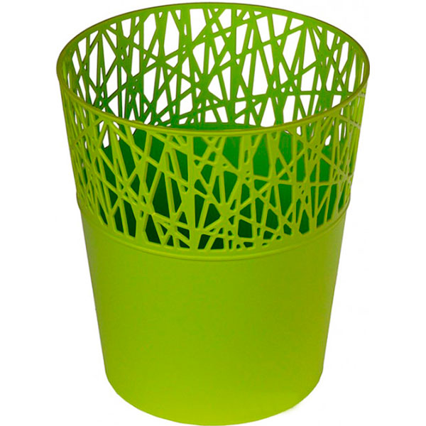 Кашпо пластикове Prosperplast City круглий 1л лайм (78991-389) 