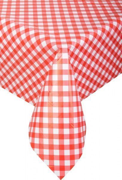 Скатерть Лайт 4731410а20 130x200 см красный с белым УкрСкат 