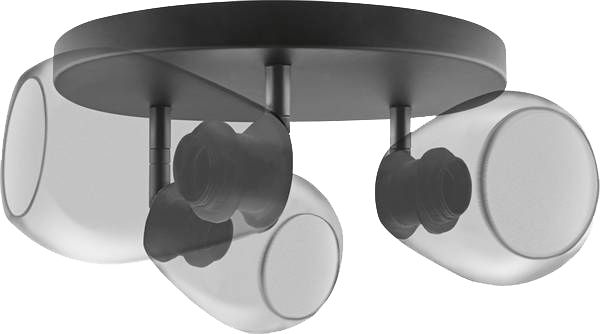 Люстра Ledvance CONE SPOT 3x60 Вт E27 чорний 