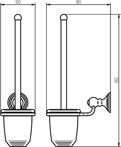 Ершик для унитаза Haceka Allure 401819