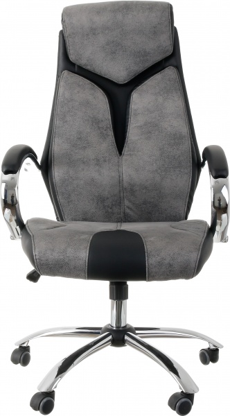 Крісло Шіплі NF-8932 чорно-сірий 