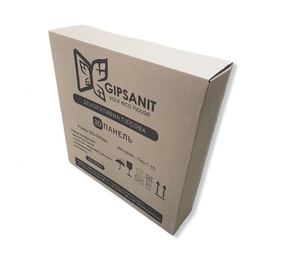 3D-панель гіпсова Gipsanit Piramid 1 кв.м 