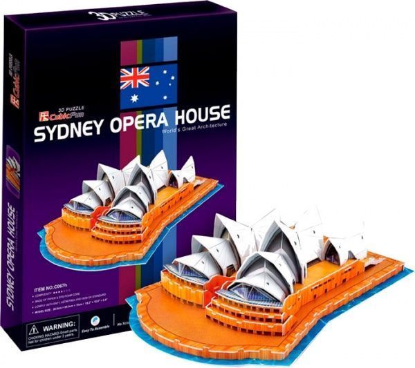 3D-пазл CubicFun Австралия: Сиднейский оперный театр C067h