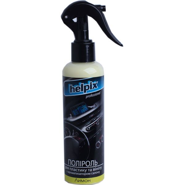 Поліроль для пластику і вінілу Helpix лимон 200 мл