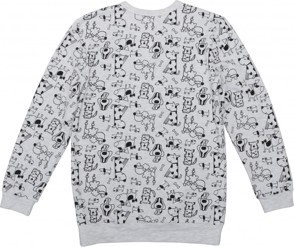 Костюм домашний мужской Flis clothes Семейка р. S серый 