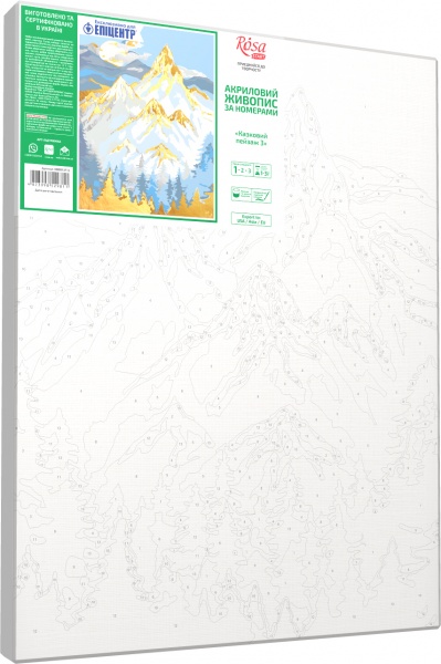 Картина за номерами Казковий пейзаж 3 35x45 см Rosa Start 