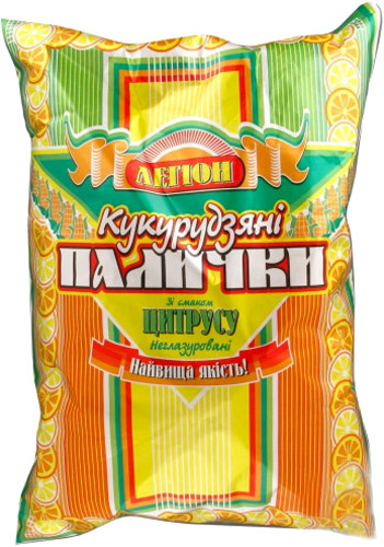 Палочки кукурузные Цитрус 150г 4820038330100