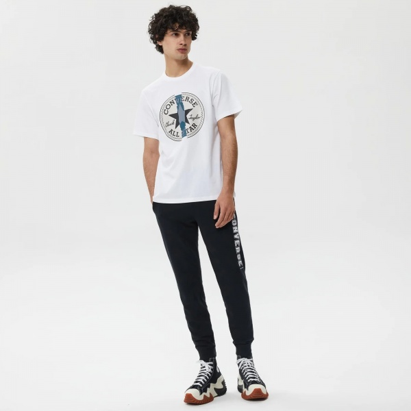 Футболка Converse MEN'S CLASSIC SS TEE BEYOND CP REMIX 10025488-102 р.S белый