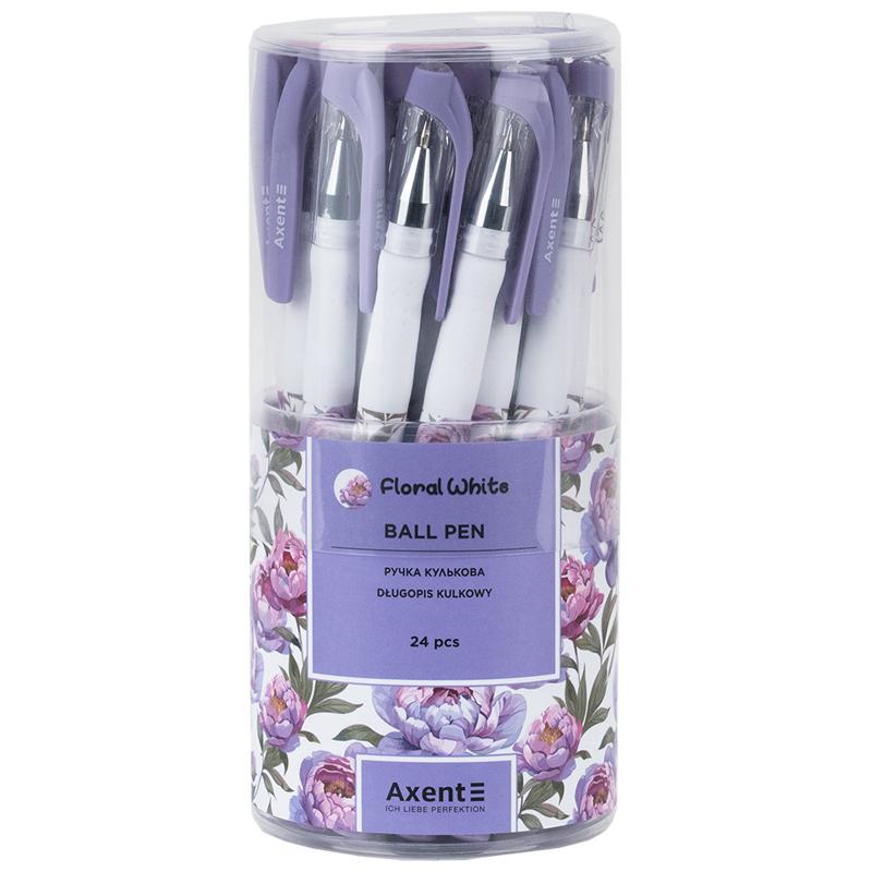 Ручка шариковая Axent 1049-43-A Floral White